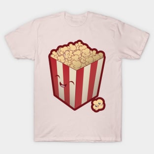 Movie Time Kawaii Popcorn Box T-Shirt